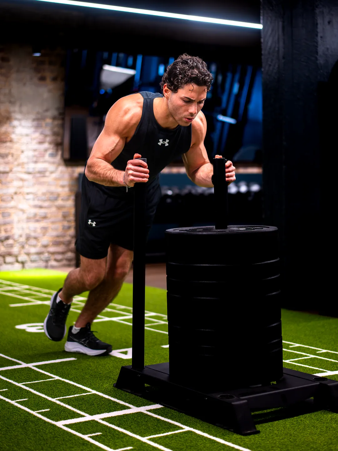 Trainingsaufnahmen für ein Sportstudio